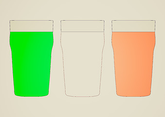 Image showing Vintage look Pint