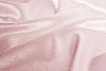 Image showing Pink silk