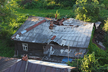 Image showing old abandoned destructed house