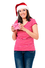 Image showing Christmas girl