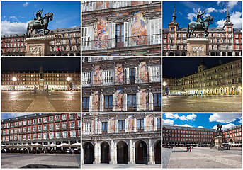 Image showing Plaza Mayor in Madrid