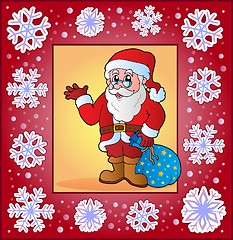 Image showing Christmas topic greeting card 4
