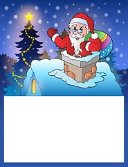 Image showing Small frame with Santa Claus 4