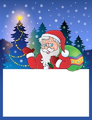 Image showing Small frame with Santa Claus 1