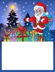 Image showing Small frame with Santa Claus 3