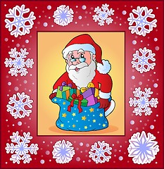 Image showing Christmas topic greeting card 3