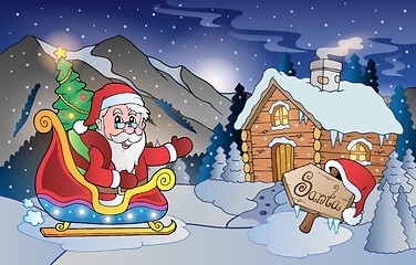 Image showing Christmas outdoor theme 8