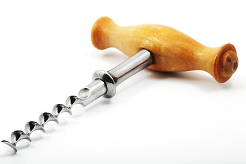 Image showing closeup of vintage corkscrew