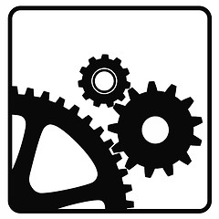 Image showing wheels icon