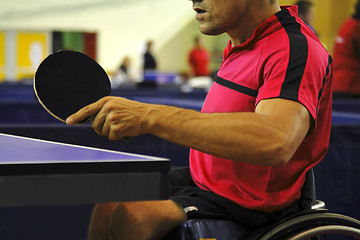 Image showing Ping pong player