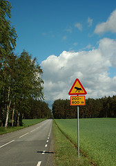 Image showing Warning