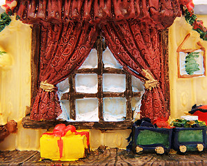 Image showing Window at Christmas