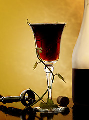 Image showing Red wine