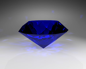 Image showing Blue gem stone