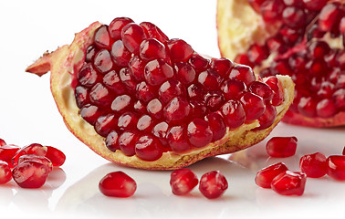 Image showing Piece of pomegranate