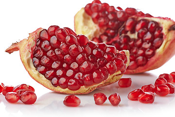 Image showing Piece of pomegranate