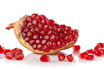 Image showing Piece of pomegranate