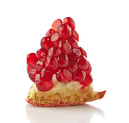 Image showing Piece of pomegranate