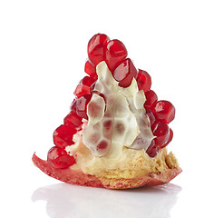 Image showing Piece of pomegranate