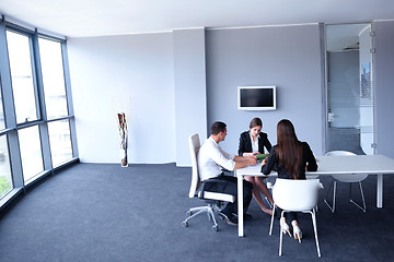 Image showing business people group in a meeting at office