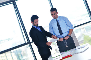 Image showing business people group in a meeting at office