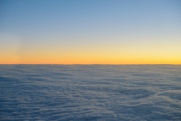 Image showing clouds on sunset