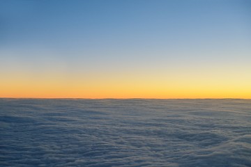 Image showing clouds on sunset