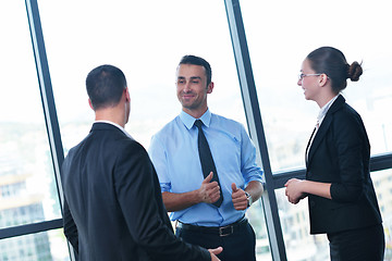 Image showing business people group in a meeting at office