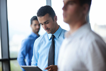 Image showing business people group in a meeting at office