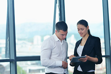 Image showing business people group in a meeting at office