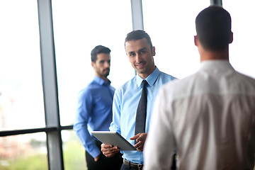 Image showing business people group in a meeting at office