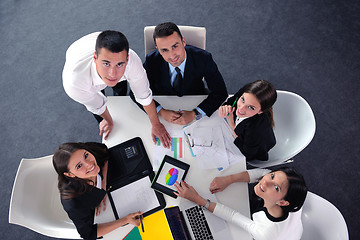 Image showing business people group in a meeting at office