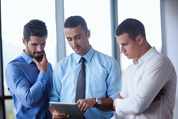 Image showing business people group in a meeting at office