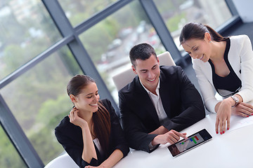 Image showing business people group in a meeting at office