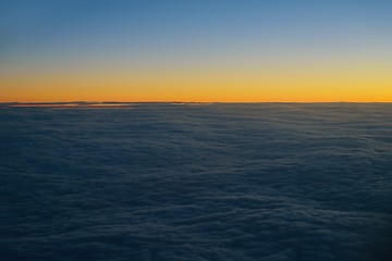 Image showing clouds on sunset