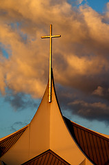 Image showing Church Steeple Cross