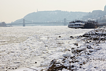 Image showing Winter Danube