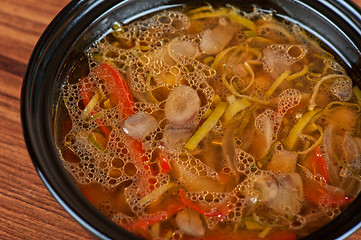 Image showing Fresh vegetable soup