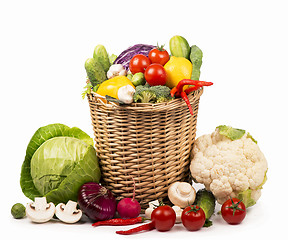 Image showing Healthy Organic Vegetables