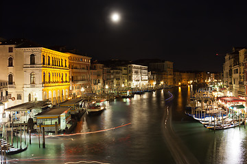 Image showing Venice at night