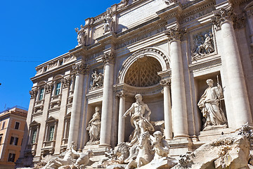 Image showing Fountain di Trevi