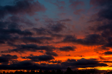 Image showing sunset with afterglow