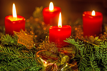 Image showing advent wreath