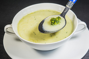 Image showing Broccoli cream soup