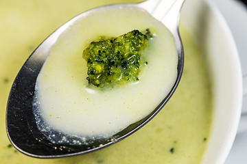 Image showing Broccoli cream soup