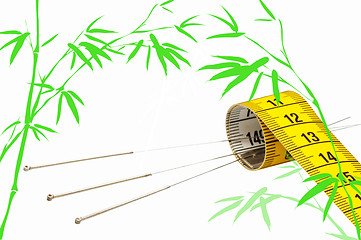 Image showing acupuncture for weight loss