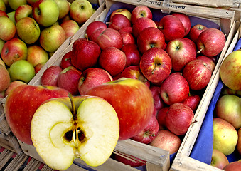 Image showing apples at a street sale