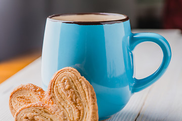 Image showing Tea and biscuits