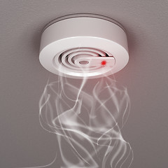 Image showing Smoke and fire detector