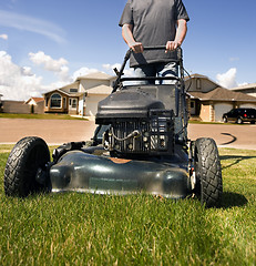 Image showing Mow the lawn